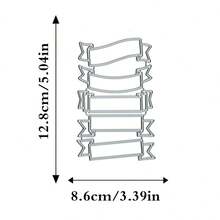 1pc New Text Label Background Metal Cutting Die DIY Scrapbook Photo Album Welcome Card Home Decor Holiday Greeting Handle Handmade - Label - View 8