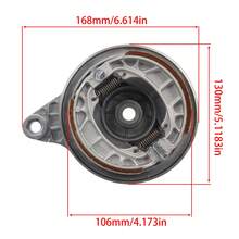 PowerMotor Ensamblaje de freno de tambor trasero de motocicleta para todas las mini motos Baja Heat Warrior MB165 MB200, repuestos de zapatas de freno de 105mm - A - Ver 4