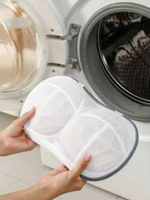 Saco de Lavagem de Sutiã Anti-Emaranhamento, Saco de Lavagem de Lingerie de Malha Fina com Zíper, Saco de Proteção de Roupa Íntima Diária para Máquina de Lavar Doméstica, Saco de Lavagem de Roupas de Malha Respirável que se Ajusta ao Corpo, Saco de Lavagem de Roupa Íntima Feminina - Vários estilos - Visão 1