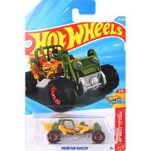 Mattel Mattel Hot Wheels 1:64 比例壓鑄合金車，適合玩樂或展示，Die-26J 系列逼真合金玩具車，蝙蝠車、道奇、雪佛蘭、三菱、鴨子、速霸陸、奧迪、別克 C4982 小車，GTC 系列，給愛好者男孩的禮物，玩具車模型，1件裝 - 彩色 - 查看 30