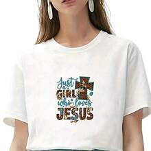 1/2/3PCS Durable Washable Heat Transfer Iron-On Patch, Leopard Print With Blue Border Cross English Faith Slogan And Plant Accent Pattern Color Block Heat Transfer, Vinyl Print, Heat Transfer Sticker, Iron-On Transfer Sticker Applique - Suitable For Pillows, DIY, Backpacks, T-Shirts, Canvas Bags, Sweatshirts, Jeans, Clothing, Sewing Supplies - Multicolor - View 6