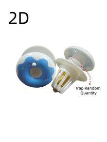1pc Cute Donut Shaped Bathtub Drain Stopper, Push-Type Odor-Proof Sink Plug, Suitable For Bathroom Sink, Bathtub Faucet Drainage System - Sewer - View 10