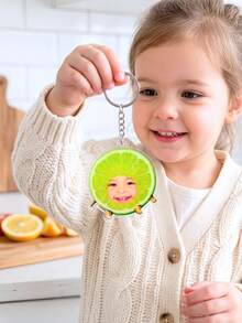 Custom Acrylic Keychains, Fun Commemorative Pendants, Perfect For Baby's Birthday, Back-To-School Season, Backpacking Trips, 1/3/5 Pieces Available. - Multicolor - View 7