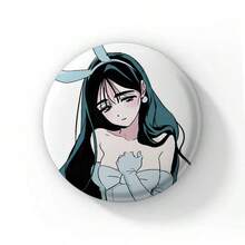 58mm Pop Cartoon Cute Girl Sua Soft Button Pins Anime Alien Stage Coin Brooches On Backpack Decor Round Badges For Bag Hat Jewelry Gifts - 58 mm - View 15