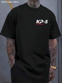 Men T-Shirts - 黑色 - 查看 2