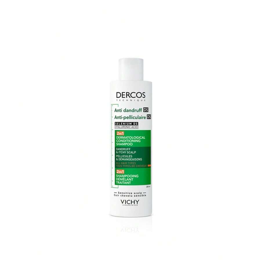 Vichy Dercos Mjällschampo DS 2-i-1 Dermatologiskt Balsamschampo 200ml - Vårdande schampo - Schampo + Balsam - Visa 1