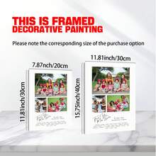 1pc Back To School Customized Poster, Personalized Teacher Photo Wall Art Gift, End Of School Year Thank You Card, Employee Commemorative Photo Album Customized Class Appreciation, Customizable Items, Class, Optional Frame - Multicolor - View 7