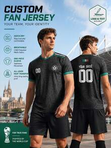 Lucid Mexico 2026 World Cup Jersey - Black - View 1