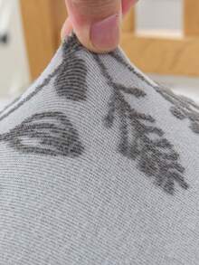 1/4/6/8pcs Set Thickened Jacquard Chair Seat Cover Removable Chair Seat Cover Jacquard Chair Cover Spandex Chair Cover For Home Use - Light Grey - View 4