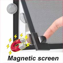 DIY Magnetic Window Screen Summer Fly And Mosquito Proof Invisible Mesh Screen - Black Net With Black Border - View 1