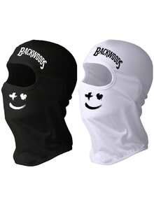1/2/3pcs Unisex Solid Color Balaclava Face Mask, Suitable For Outdoor Activities Like Travel, Cycling, Hiking, Fishing In All Seasons,Beach,Holiday - Style C - View 16
