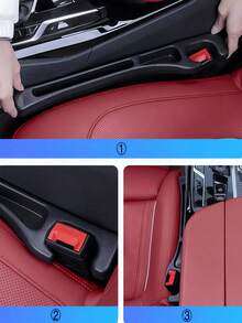 Car Seat Gap Filler Storage Organizer, Anti-Leak & Anti-Drop, Can Store Phone, Keys And Other Small Items, Multi-Function Gap Storage Box, Suitable For Car Center Console Side Armrest, Unisex, Essential Car Accessory, Car Interior Decoration - Multicolor - View 4