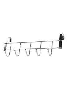2 piezas Ganchos para tazas, estante de almacenamiento montado en la pared, material de plástico, adecuado para debajo del gabinete, ahorro de espacio, se puede usar para colgar tazas, tazas, utensilios, cajas de almacenamiento de cocina y estantes organizadores, accesorios de cocina - Multicolor - Ver 16