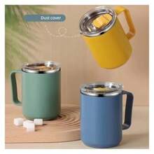 450m Insuated Coffee Mug With Hande - Shatterproof 304 Stainess Stee Doube Wa Vacuum Water Cup 4 - 彩色 - 查看 5