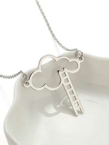 1 pieza Collar colgante exquisito con escalera de nubes - XL918 - Ver 6