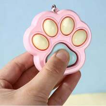 Cat Paw Push-Button Stress Relief Fingertip Toy Keychain, Office Travel Anxiety & Stress Relief Gift For Adults And Employees - Multicolor - View 6