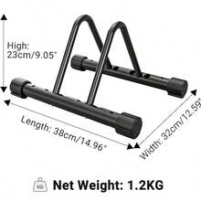 1PC Bike Stand,Adjustable Bike Rack Garage, Indoor/Outdoor Bicycle Stand, Tire Width Adjustable 1"To 4",Bike Stand Floor For Mountain And Road Bike - Multicolor - View 4