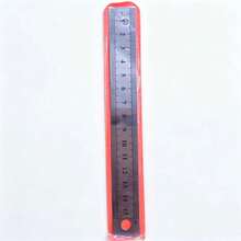 1/5pcs Multi-Size Metal Steel Ruler 15cm 20cm 30cm Thickened Aluminum Alloy Measuring Ruler Portable Precise Drawing Tool Suitable For Students School Office Woodworking DIY Random Style - True Color - View 11