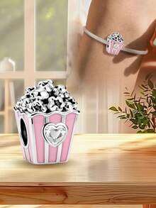 1 buah Liontin Manik-Manik Popcorn Perak Sterling 925, Cocok untuk Perhiasan DIY, Dekorasi Sehari-hari, Hadiah untuk Wanita - Popcorn - View 9