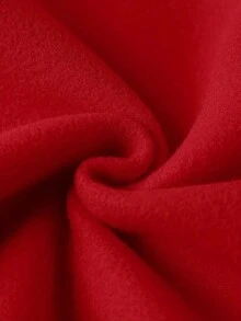 Sudadera Casual Estampada para Hombre - Hecha de Tejido de Punto, con Cuello Redondo y Capucha, Ligeramente Elástica, Equipada con Cordones Ajustables y Bolsillos; una Sudadera de Corte Holg - Rojo - Ver 3