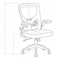 Highly Adjustable Office Chair, Swivel Mesh Back Computer Chair, Soft Seat Cushion And Mobile Caster Design, Suitable For Office Desk/Study Desk/Home Workspace - Grey - View 10