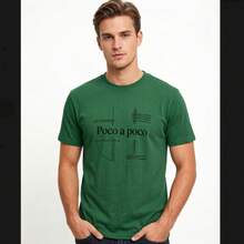 Pure Cotton T-Shirts, Men's T-Shirts, Women's T-Shirts, Printed T-Shirts, Short-Sleeved T-Shirts, Modern And Casual, Turtle Design. - 綠色 - 查看 4