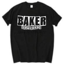 Nueva camiseta de manga corta para hombre con logotipo de Baker Skateboards en color negro - igual que en la imagen - Ver 7