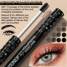DUNUF Colorful Volumizing Mascara, Waterproof Smudge Proof Long Lasting Thick Lash Mascara, Vibrant Rainbow Color Eyelash Makeup For Party Cosplay Halloween Eye Makeup - Multicolor - View 8