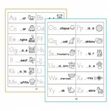 Lachilly Letter Directional Drawing Practice Book A-Z, Drawing, Tracing And Writing Worksheets, Preschool Handwriting Practice Workbook For Kids, 28 Pages - Multicolor - View 10