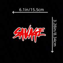 Barbarian Vinyl Decal Self-Adhesive Matte Sticker Suitable For Car, Laptop And Glass Surfaces, Durable One-Time Use Vinyl Material, Perfect For Metal And Glass Asymmetrical Shapes - A - View 3