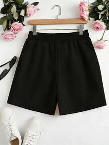 HUK Fishing Lure Printed Shorts, Men's Shorts, Daily Wear, Drawstring Waist, Elastic Waist & Pockets, Holiday Gifts, Ideal Friend Gifts. - 黑色 - 查看 2