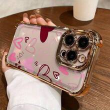 Compatible Cases For IPhone 17/16/15/14/13/12/11 Pro Plus Promax, Birthday Gifts - 金色 - 查看 2