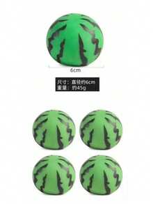 1個 夏季變色西瓜捏捏樂 紓壓玩具 慢回彈減壓擠壓玩具 - 均碼 - 查看 8
