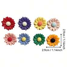 1/3/5/8/10/12/14/20pcs Fun Sunflower Resin Fridge Magnets, Suitable For Kitchen Refrigerator, Can Be Used As Small Gifts For Family And Friends, Warm And Shiny Sunflower Decorative Magnets, Table Decoration, Kitchen Decoration, Suitable For Kitchen, Living Room, Office, Bulletin Board, Holiday Gift - one-size - View 9