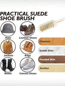 2pcs/1pc Dual Head 2 In 1 Cleaning Brush Long Handle Suede Nubuck Shoe Brush Rubber Eraser Cleaner For Sneaker Boot Carpet Floor Bathroom Tub Kitchen Wall Multifunctional Household Cleaning Accessory - Multiple Styles - View 7