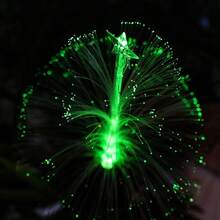 Solar Powered 7 Color Changing Fiber Optic Jellyfish Stake Lights, Waterproof Star Top LED Xmas Tree Pathway Lamp For Outdoor Yard, Lawn, Garden Holiday Decorations - Fiber Optic Jellyfish Ground Insertion - View 9