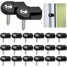 20-Pack Window Screen Retainer Clips (Screws Included) - L 5766 Replacement Parts | Flush-Mount Screen Clips For Securing Window Screens And Storm Door Panels | DIY Screen Fasteners & Mounting Hardware - A - View 10