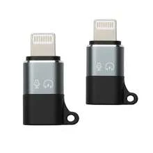 Bộ chuyển đổi Lightning sang Type-C OTG (đầu đực) / Bộ chuyển đổi Type-C (đầu cái) dành cho iOS, hỗ trợ sạc nhanh, giắc cắm tai nghe, tương thích với iPhone, có thể kết nối micro cài áo không dây, card âm thanh, thiết bị phát trực tiếp, chuột, bàn phím, hỗ trợ sạc nhanh PD. - màu đen - Xem 12