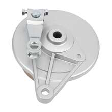 PowerMotor Ensamblaje de freno de tambor trasero de motocicleta para todas las mini motos Baja Heat Warrior MB165 MB200, repuestos de zapatas de freno de 105mm - A - Ver 7