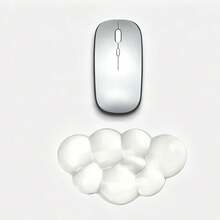 Ergonomic Cloud Gel Keyboard & Mouse Wrist Rest Set - Transparent White Palm Rest, Suitable For 60%/68%/75% Layout Keyboards, Comfortable Wrist Support, Ideal For Typing And Gaming - View 13