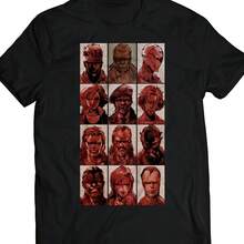 MGS Foxhound Prof.Iles Premium Unisex T-Shirt (Vector) - Black - View 1