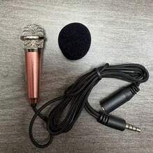 1 buah Mikrofon Mini Jack 3.5mm, Mikrofon Bernyanyi Portabel, Cocok Untuk Rekaman Suara, Wawancara, Karaoke, Bermain Game, Konferensi Video, Siaran Langsung, Pasang dan Mainkan, Aksesori Musik, Aksesori Instrumen - MultiWarna - View 15