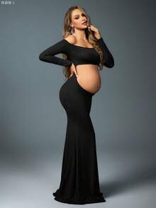 Maternity Bodysuits - Negro11 - View 5