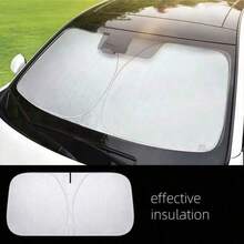 Car Front Windshield Sun Shade, Foldable UV Protection Sunshade, Heat Insulation Sun Umbrella, Universal Car Sun Shade, Summer Car Interior Cooling, Sun Protection Curtain - Car Front Sun Visor - View 12