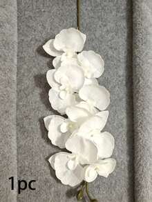 1/2Pcs Artificial Phalaenopsis Orchid Branches, 8-Head Premium Fake Moth Orchids, Vase Arrangement Decor For Home, Living Room, Bedroom, Bathroom, Office, Porch, Indoor & Outdoor Garden; Wedding, Party & Graduation Ornaments - Multicolor - View 11