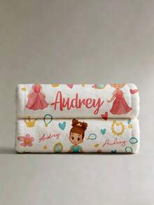 1 buah Selimut Nama Kustom, Selimut Tempat Tidur Personalisasi, Nama yang Dapat Dicetak, Lucu & Nyaman, Cocok Sebagai Hadiah Keluarga, Hadiah Ulang Tahun, Hadiah Natal, Hadiah Personalisasi, Hadiah untuk Anak Laki-laki/Perempuan atau Teman - Gaya 2 - View 6