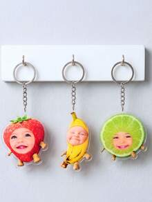 Custom Acrylic Keychains, Fun Commemorative Pendants, Perfect For Baby's Birthday, Back-To-School Season, Backpacking Trips, 1/3/5 Pieces Available. - Multicolor - View 9