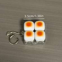 Fidget Keychain Multi-Key Click Toy - Portable Keyboard Simulator For Anxiety & Focus, Silent Office Desk Gadget, Stress Relief Gift For Adults - Multicolor - View 9