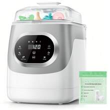 Baby Bottle Washer, Sterilizer & Dryer - All-In-One Cleaning Machine For Bottles, Pump Parts & Baby Essentials - Time-Saving & Effortless Care - White - View 1