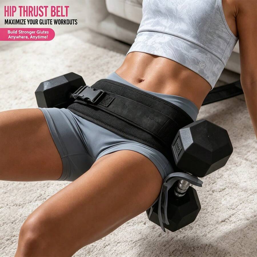 Adjustable Waist Weight Belt, Suitable For Home Workout, Dumbbell Training, Hip Shaping, Waist Weight Belt, Home Gym Fitness Equipment - Multicolor - View 1